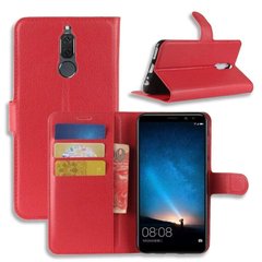 Чохол книжка з кишенями для карт на Huawei Mate 10 lite - Червоний фото 1