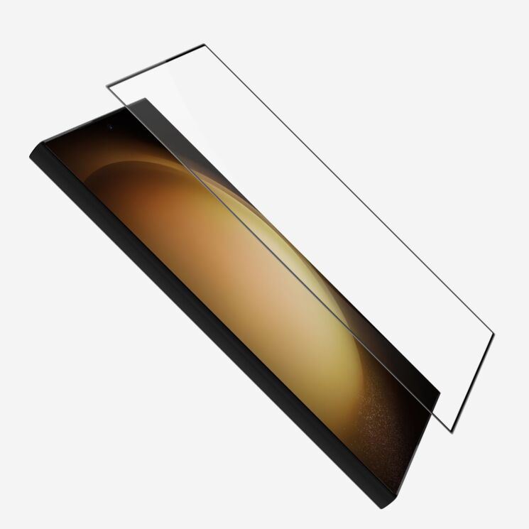 Защитное стекло 2.5D на весь экран для Samsung Galaxy S24 Ultra