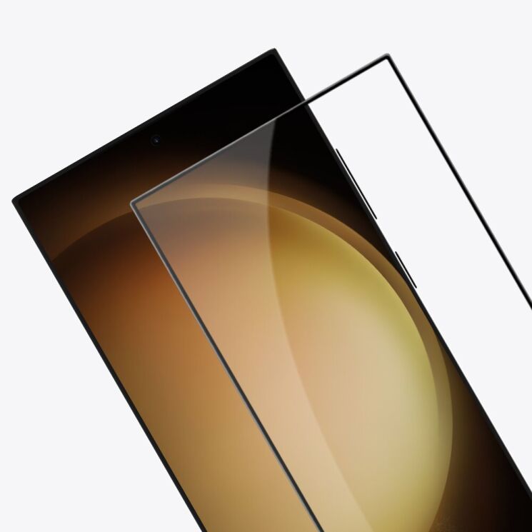 Защитное стекло 2.5D на весь экран для Samsung Galaxy S24 Ultra