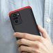 Чехол GKK 360 градусов для Xiaomi Redmi Note 10 4G / 10S / Poco M5s - Черно-Красный фото 7