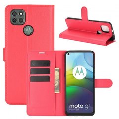 Чохол книжка з кишенями для карт на Motorola G9 Power - Червоний фото 1