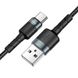 Дата кабель Hoco DU46 Charging USB to Type-C (1m) - Черный фото 3
