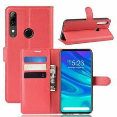 Чехол-Книжка с карманами для карт на Huawei P Smart Z - Красный фото 1