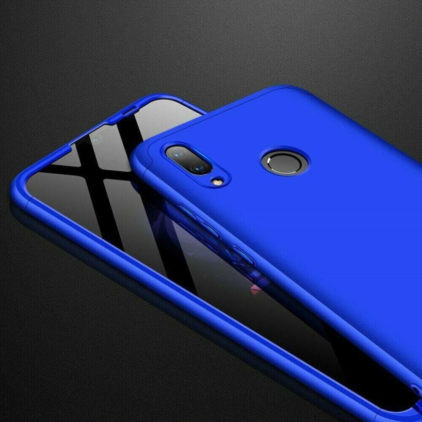 Чехол GKK 360 градусов для Huawei P Smart (2019) - Синий фото 3