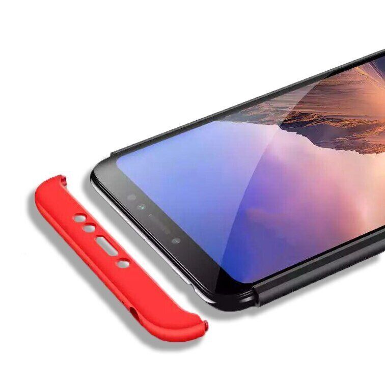 Чехол GKK 360 градусов для Xiaomi Mi Max 3 - Черный фото 5