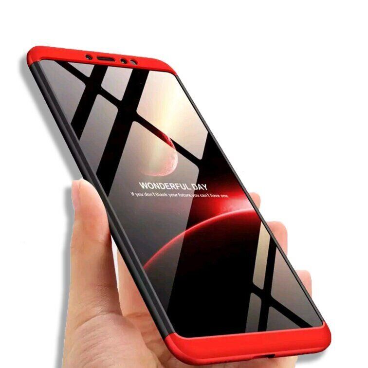 Чехол GKK 360 градусов для Xiaomi Mi Max 3 - Черный фото 3