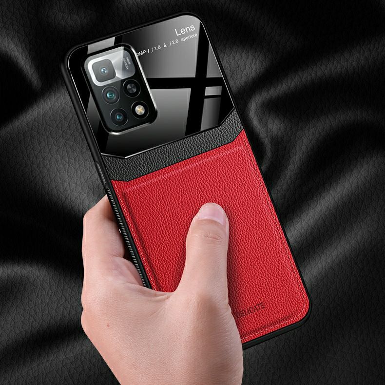 Чехол бампер DELICATE для Xiaomi Redmi 10 - Красный фото 2