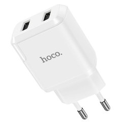 Мережевий зарядний пристрій HOCO N7 (2USB/2,1A)