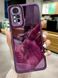 Мягкий силиконовый чехол со стеклом на камеру для Xiaomi Redmi Note 11 4G / 11s - Фиолетовый фото 1