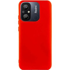 Чехол Candy Silicone для Xiaomi Redmi 12C цвет Красный