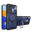 Чехол Magnetic Stand с защитой камеры для Xiaomi Redmi Note 11 4G / 11s цвет Синий