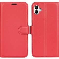 Чехол-Книжка с карманами для карт на Samsung Galaxy A04 - Красный фото 1