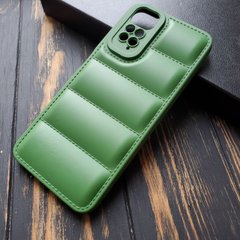 Чехол силиконовый Down Jacket для Xiaomi Redmi Note 11 4G / 11s - Зелёный фото 1