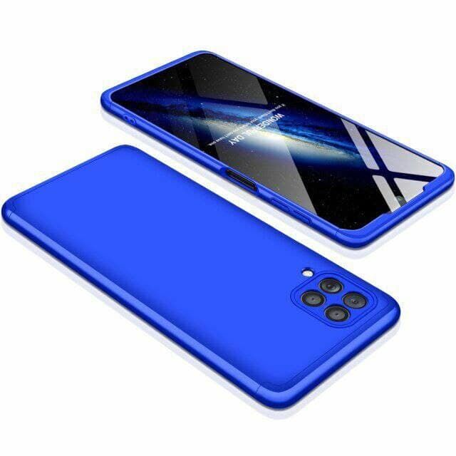 Чехол GKK 360 градусов для Samsung Galaxy M32 - Синий фото 2