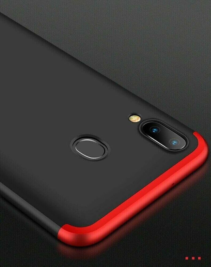 Чехол GKK 360 градусов для Samsung Galaxy A10s - Черно-Красный фото 6