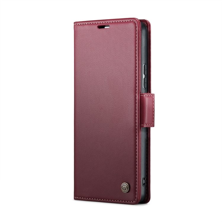 Шкіряний чохол-книжка Retro Case для Xiaomi Redmi Note 13 Pro / Poco M6 Pro колір Червоний