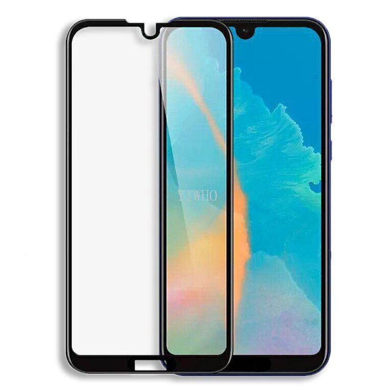 Защитное стекло 2.5D на весь экран для Huawei Y5 (2019) / Honor 8S - Черный фото 2