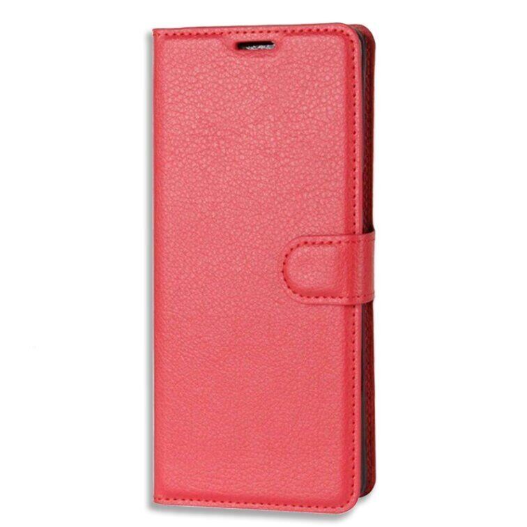 Чехол-Книжка с карманами для карт на Huawei Mate 10 lite - Красный фото 3