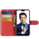 Чохол книжка з кишенями для карт на Huawei Honor 10 - Червоний фото 11