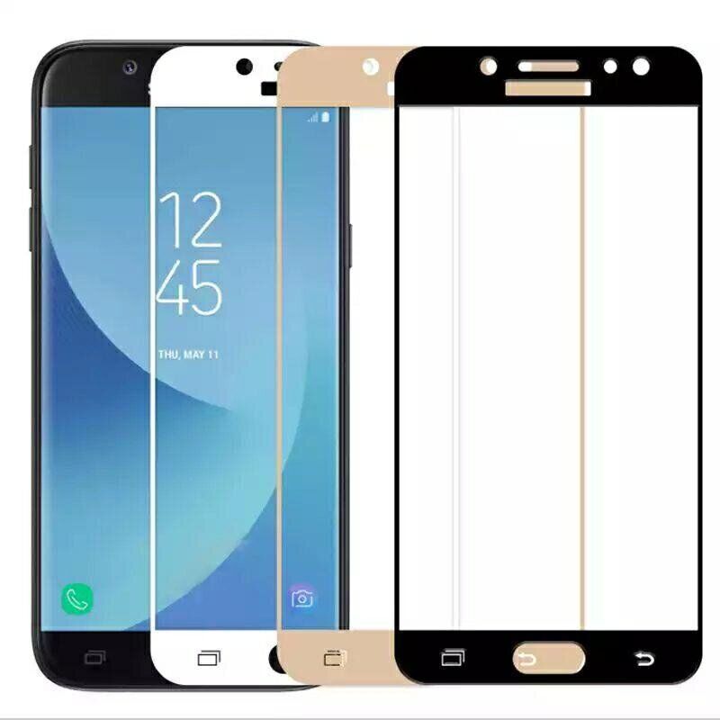 Защитное стекло 2.5D на весь экран для Samsung Galaxy A3 (2017) / A320 -  фото 4