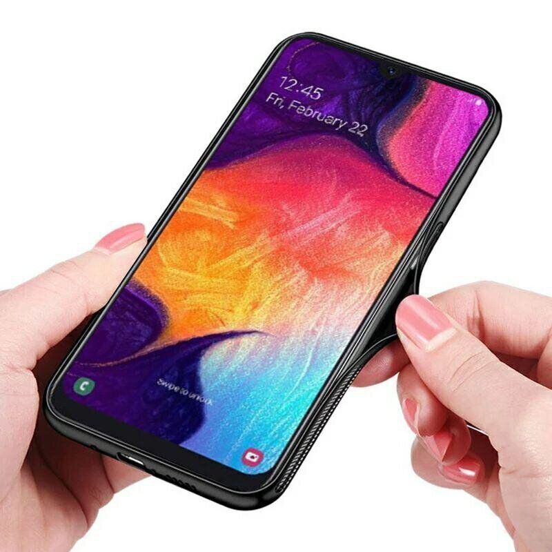 Силіконовий чохол зі скляної кришкою для Samsung Galaxy A30s / A50 / A50s - Рожевий фото 5
