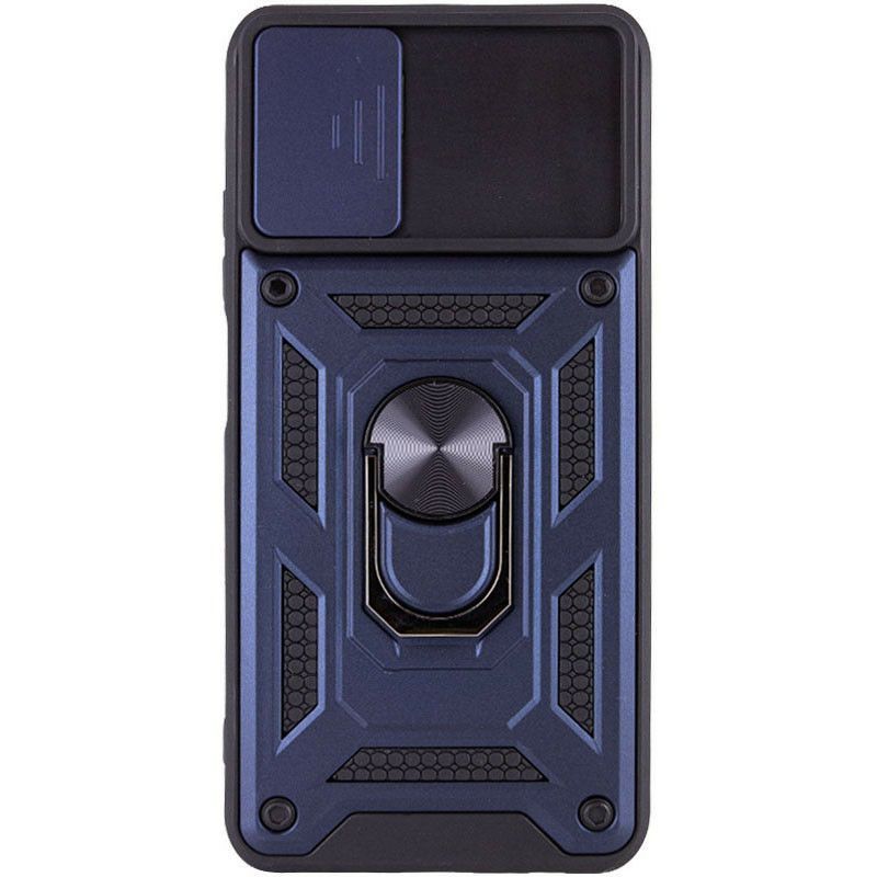 Чехол Defender с защитой камеры для Oppo A57s - Синий фото 3