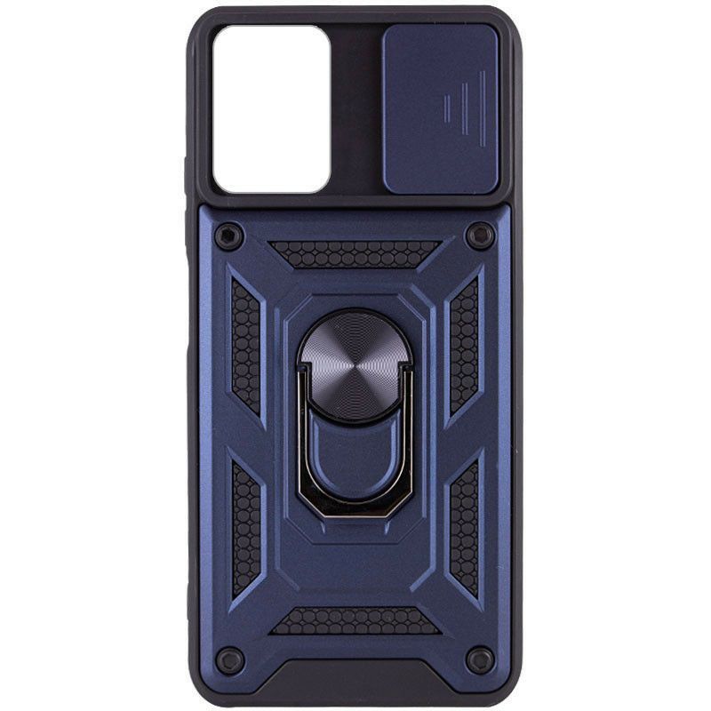 Чехол Defender с защитой камеры для Oppo A57s - Синий фото 2