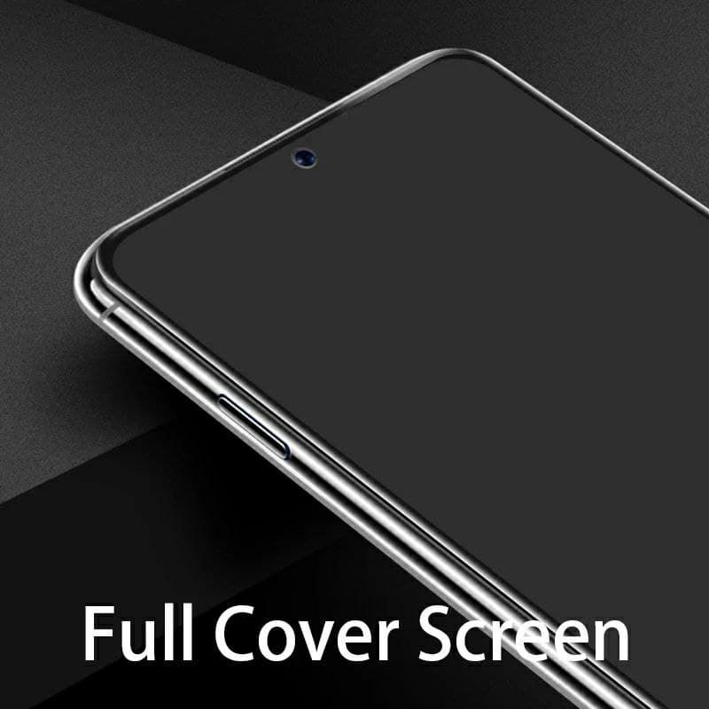 Матовое защитное стекло 2.5D для Xiaomi Redmi Note 10 4G / 10S / Poco M5s - Черный фото 5