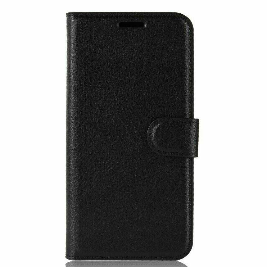 Чехол-Книжка с карманами для карт на Samsung Galaxy A22 - Черный фото 6