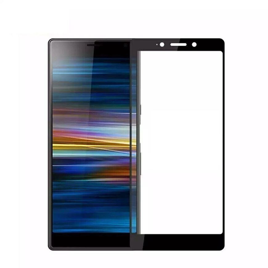 Защитное стекло 2.5D на весь экран для Sony Xperia L3 - Черный фото 1