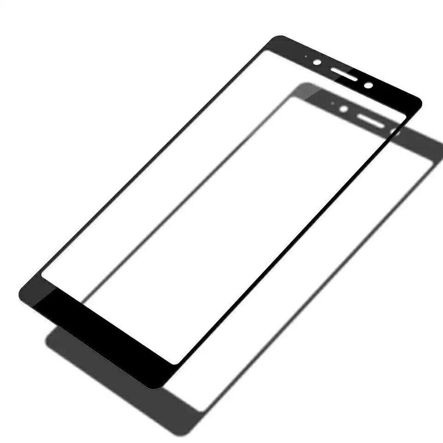 Защитное стекло 2.5D на весь экран для Sony Xperia L3 - Черный фото 2