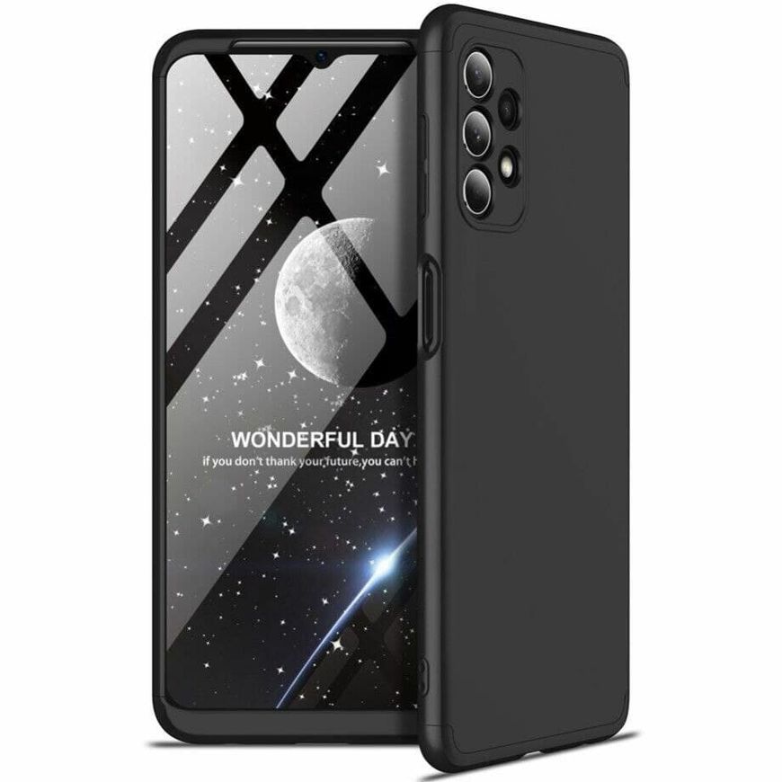 Чохол GKK 360 градусів для Samsung Galaxy A32 - Чорний фото 1