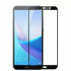 Защитное стекло 2.5D на весь экран для Huawei Y6 Prime (2018) / Honor 7A Pro - Чёрный фото 1