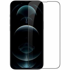 Защитное стекло 2.5D на весь экран для iPhone 14 - Черный фото 1