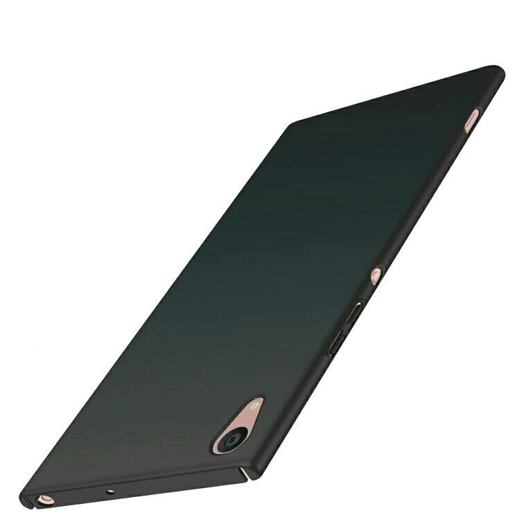Чехол бампер с покрытием Soft-touch для Sony Xperia XA1 Plus (G3412) - Черный фото 2