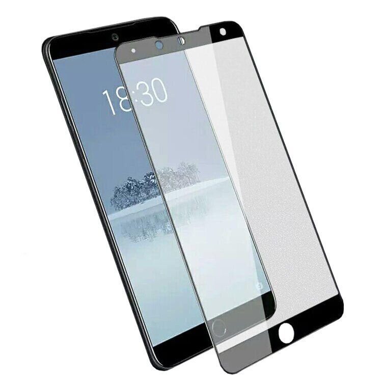 Защитное стекло 2.5D на весь экран для Meizu 15 lite - Черный фото 2