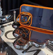 Чехол с подставкой и стеклом на камеру Lens Shield для iPhone 13 Pro цвет Оранжевый