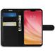 Чехол-Книжка с карманами для карт на Xiaomi Mi8 lite - Черный фото 2
