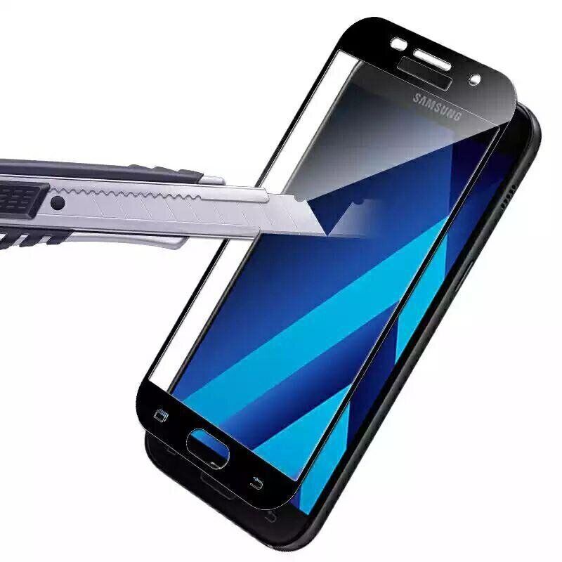 Захисне скло 2.5D на весь екран для Samsung Galaxy A7 (2017) / A720 -  фото 2