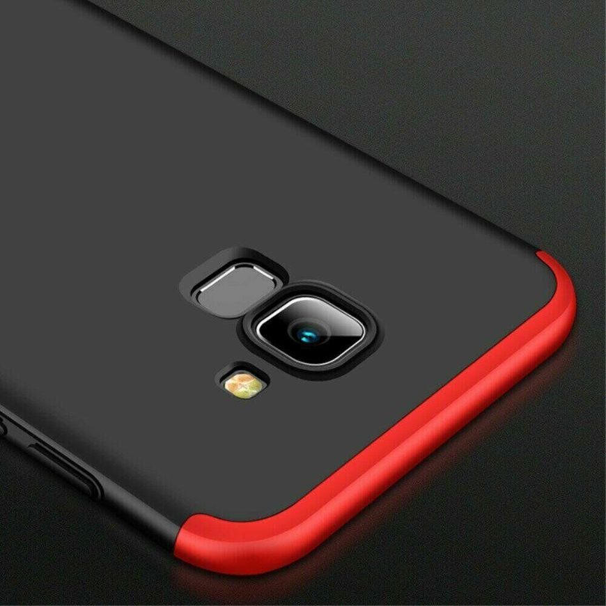 Чехол GKK 360 градусов для Samsung Galaxy A8 (2018) - Черный фото 4