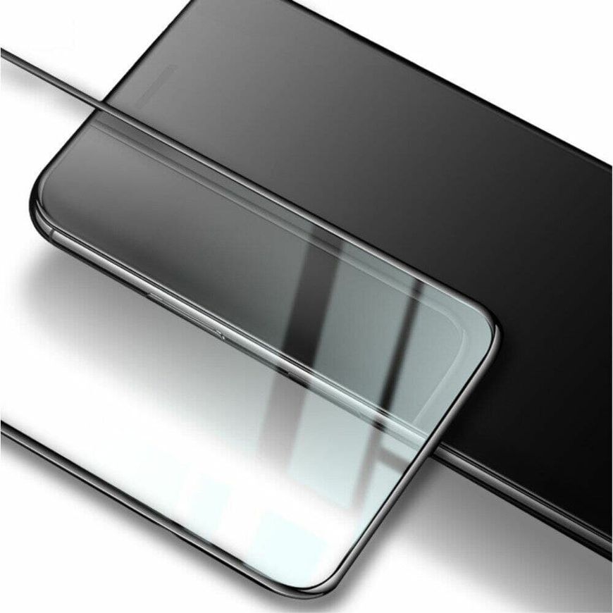Захисне скло 2.5D на весь екран для Motorola E7 Plus - Чорний фото 4