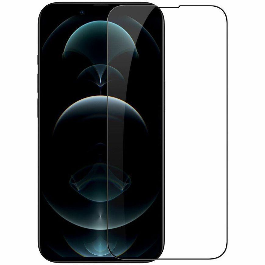 Захисне скло 2.5D на весь екран для iPhone 14 - Чорний фото 1