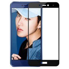 Защитное стекло 2.5D на весь экран для Huawei P8 lite (2017) - Чёрный фото 1