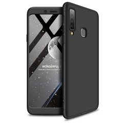 Чехол GKK 360 градусов для Samsung Galaxy A9 - Чёрный фото 1