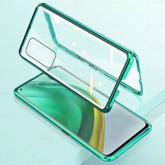 Магнитный чехол с защитным стеклом для Xiaomi Mi10T Pro - Зелёный фото 1