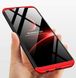 Чехол GKK 360 градусов для Xiaomi Redmi 8 - Черно-Красный фото 4