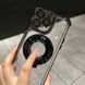 Силиконовый чехол с кольцом для iPhone 14 Plus цвет Черный