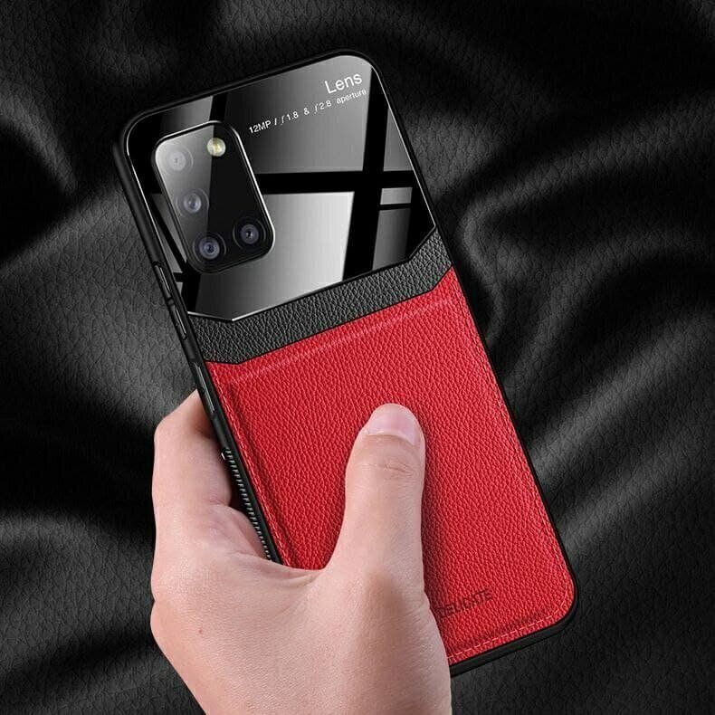 Чехол бампер DELICATE для Samsung Galaxy M31s - Красный фото 2