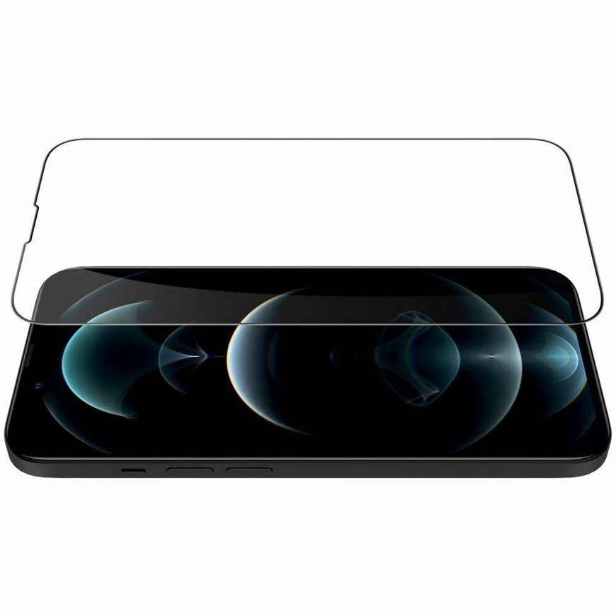 Защитное стекло 2.5D на весь экран для iPhone 14 Plus - Черный фото 4