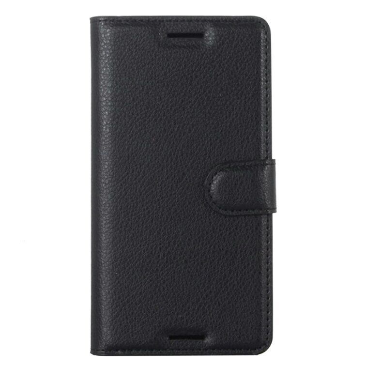 Чохол книжка з кишенями для карт на Sony Xperia XA1 Plus (G3412) - Чорний фото 4